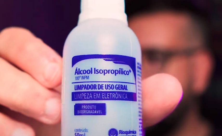 Alcool Isopropílico para limpar teclado