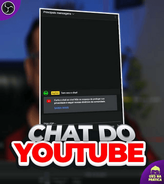 Chat do Youtube na transmissão (chat no vídeo)