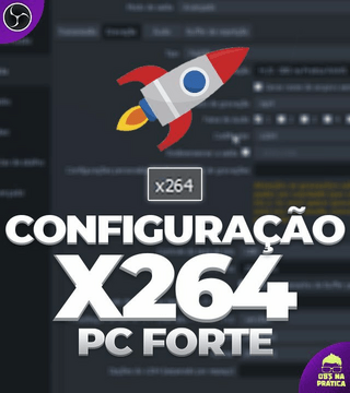 Configurar para gravação de alta qualidade (preset PC forte x264)