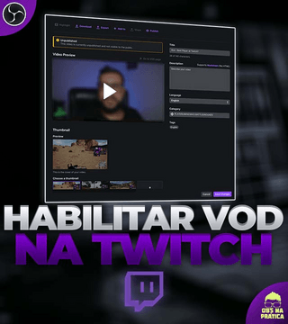 Twitch - Configurando VOD